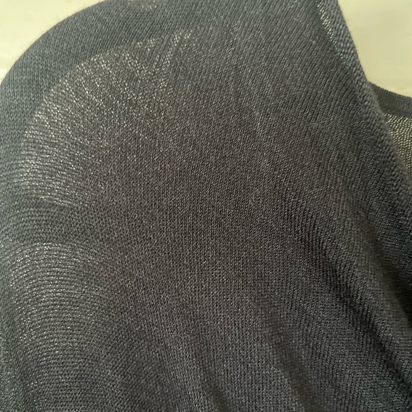 Cassis Collection Silk cowlneck gray blouse - Picture 3 of 11